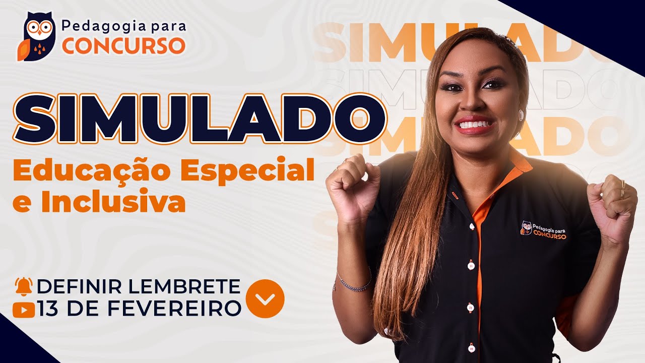 Simulado De Educação Especial E Inclusiva | Pedagogia Para Concurso ...